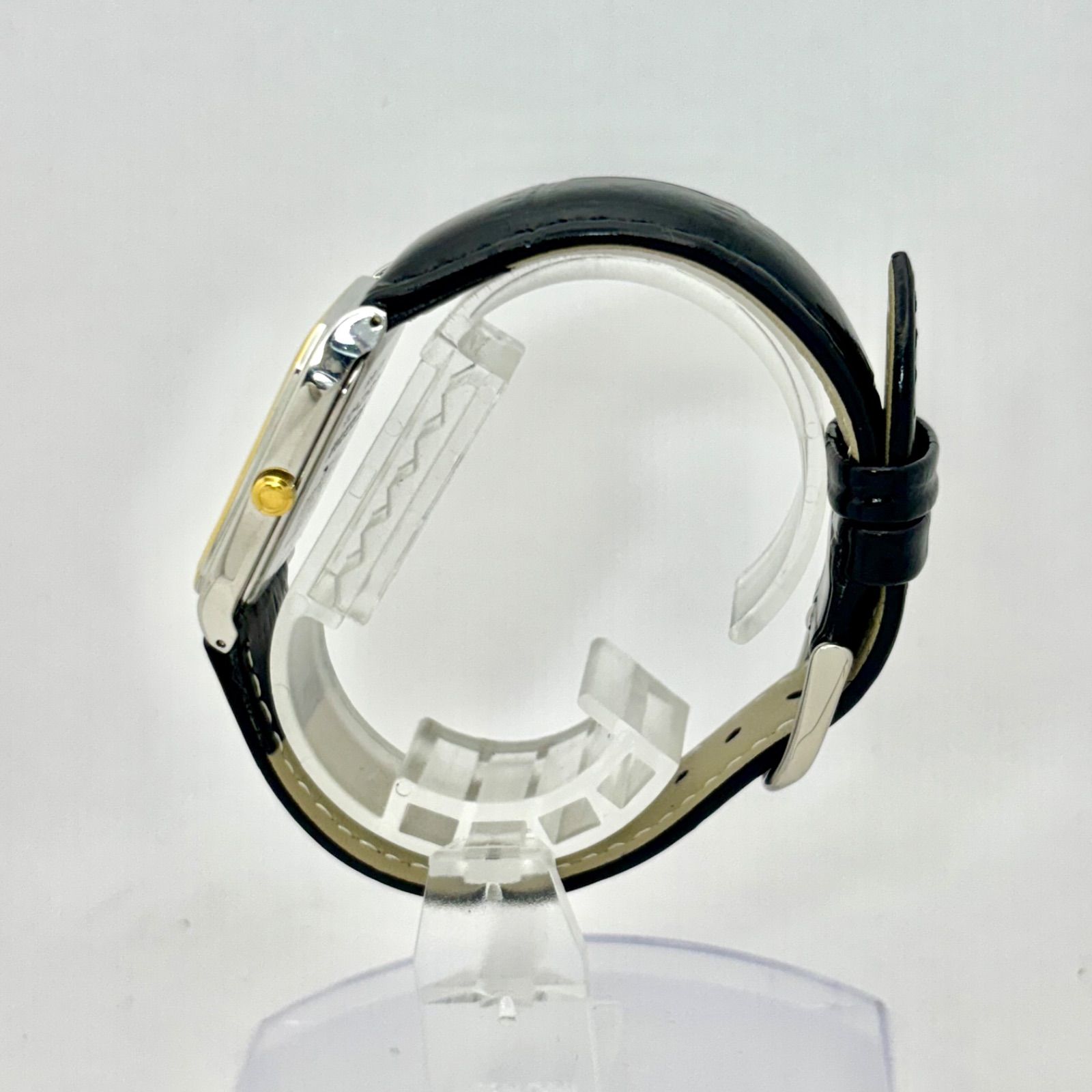 電池 SEIKO セイコー SPIRIT スピリット メンズ 腕時計 レクタンギュラー 5 E 31 B 50 9 N 0182 ベルト 刻印あり