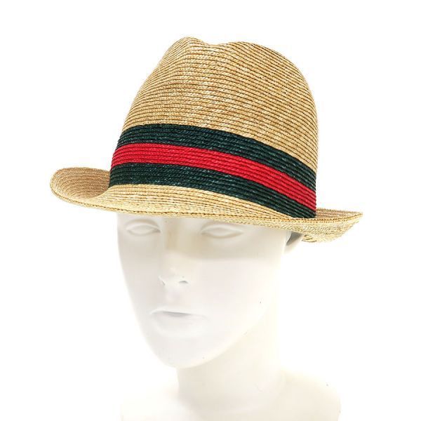 グッチ ストローハット 434760 Aランク