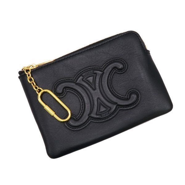 セリーヌ コインパース スムースカーフスキン 10C663DR8.38NO Aランク