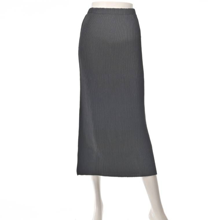 SPECCHIO スペッチオ シャトルプリーツフリーサイズ ロングタイトスカート フリーサイズ ブラック