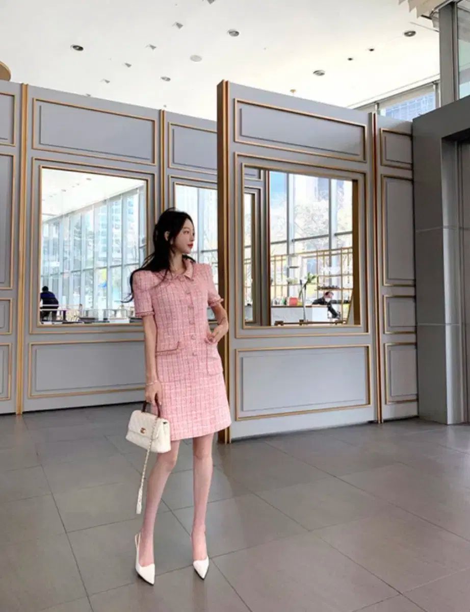 ローズファクトリー パールツイードドレス