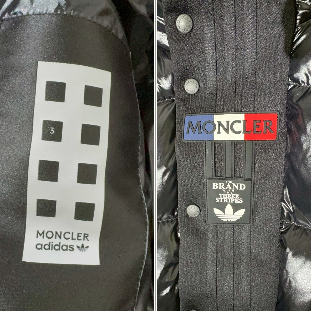 ダウンベスト ３ストライプ