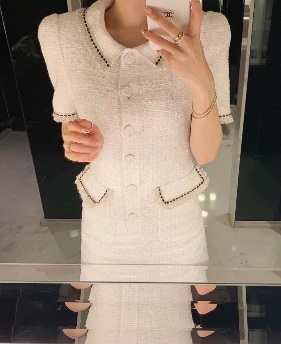 ローズファクトリー パール ツイード ドレス ローズニー アネローズ ワンピース シエ ロアール