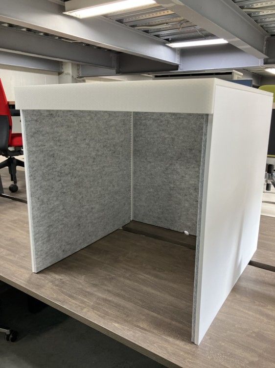 アウトレット品 リス リミュート REMUTE シリーズ 卓上吸音ボックス GTEC 123 ホワイト