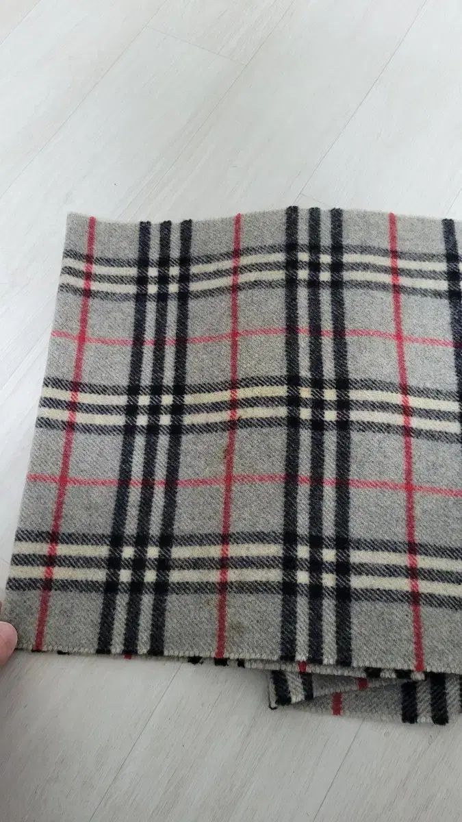  バーバリー 90 sヴィンテージ グレー ノヴァチェック ラムウール マフラー マフラー 小物