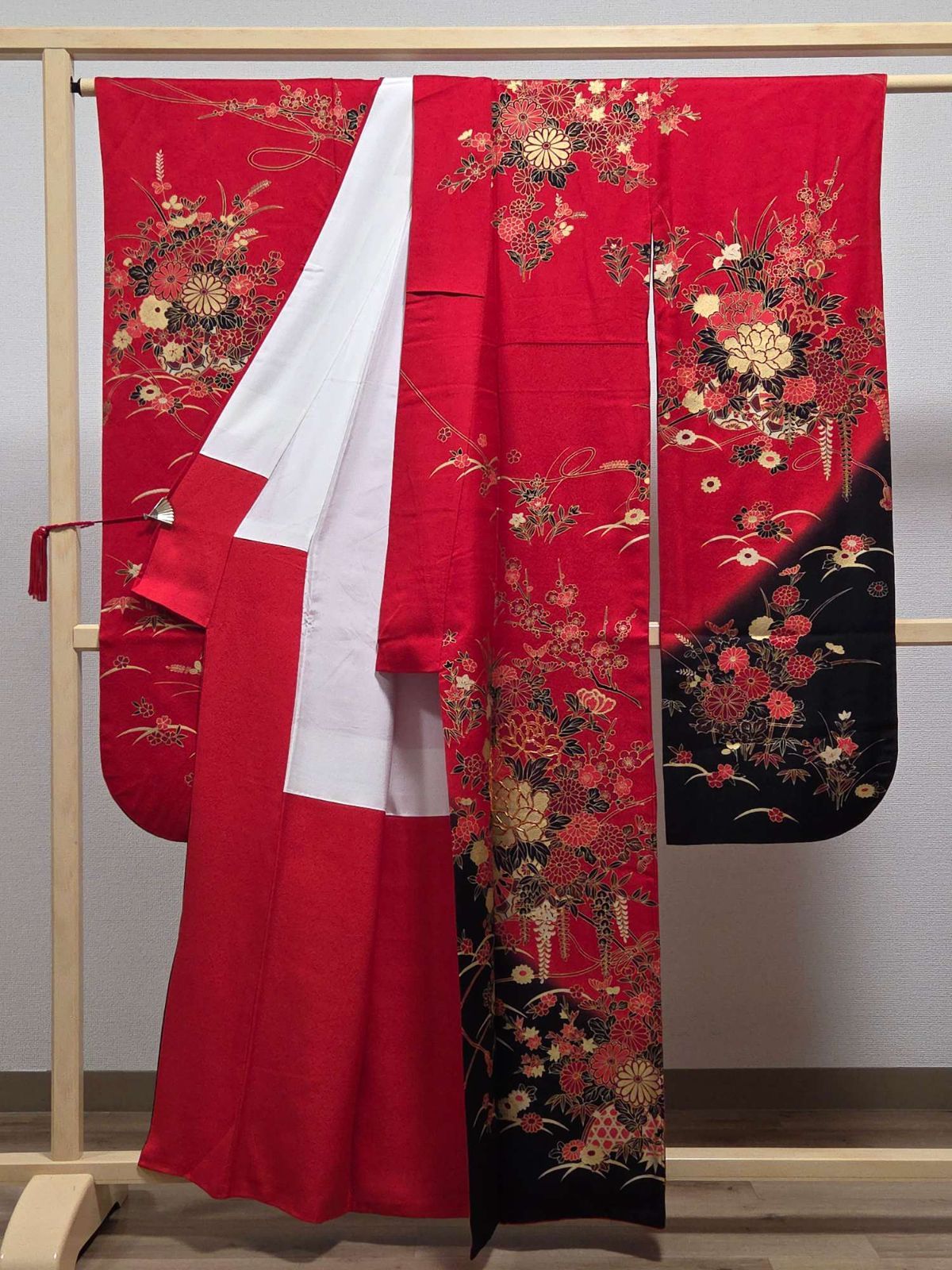 襦袢セット 豪華な花模様