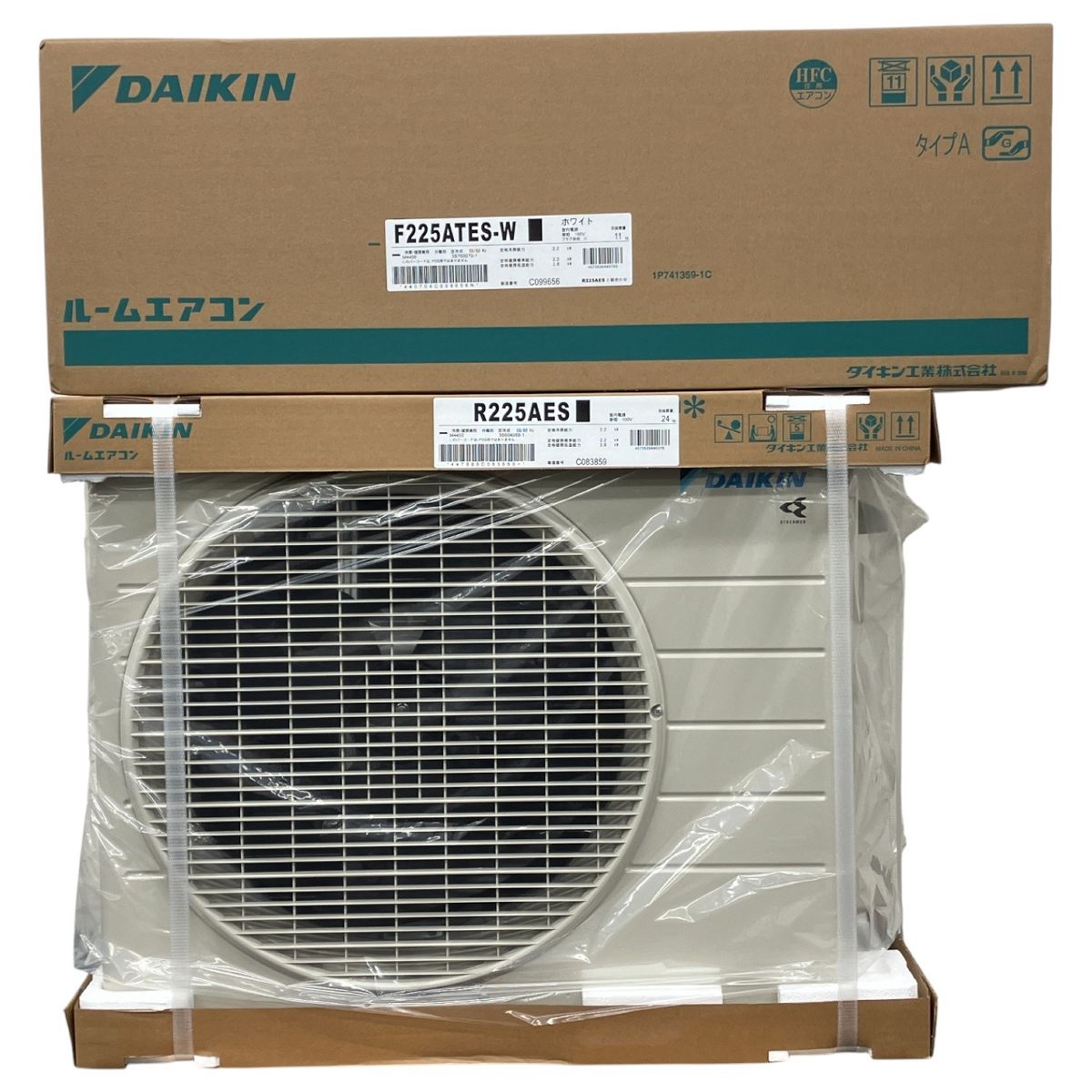 DAIKIN ダイキン -W R 225 AES 室外機 セット 6畳程度 ルーム エアコン