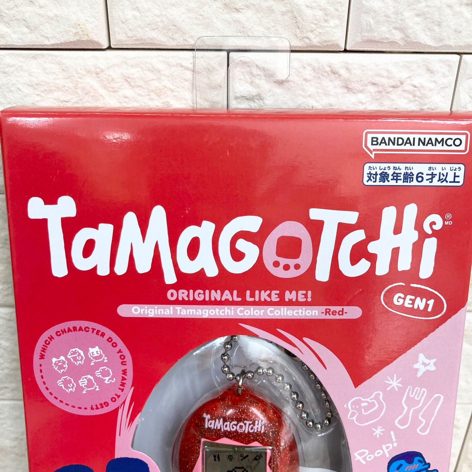 美品】オリジナル たまごっち コレクション 赤 ピンク Original