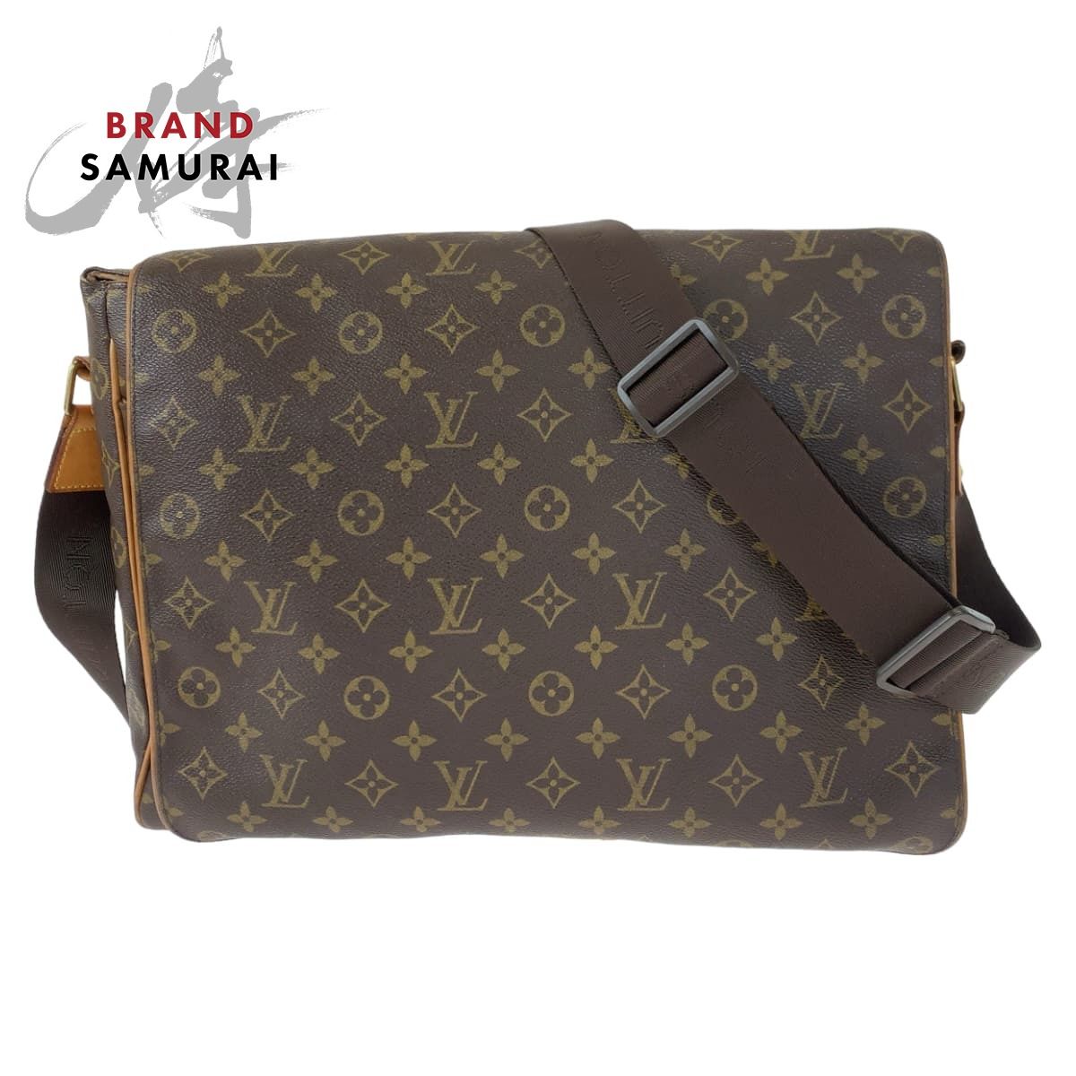 LOUIS VUITTON ルイヴィトン モノグラム アベス ブラウン PVC M45257 ショルダーバッグ 斜め掛け メッセンジャーバッグ メンズ 506003