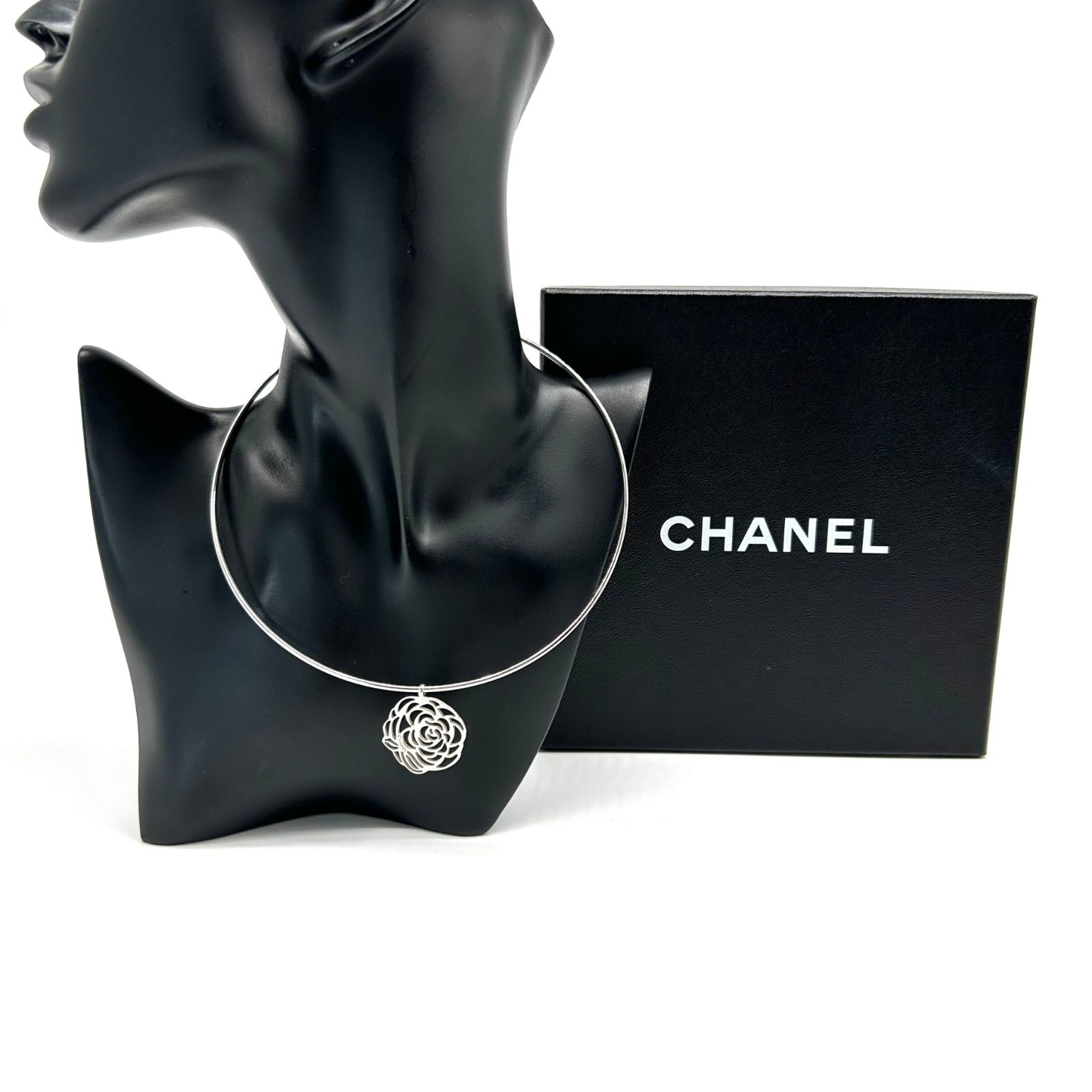 CHANEL シャネル カメリア SV 925 チョーカー ネックレス
