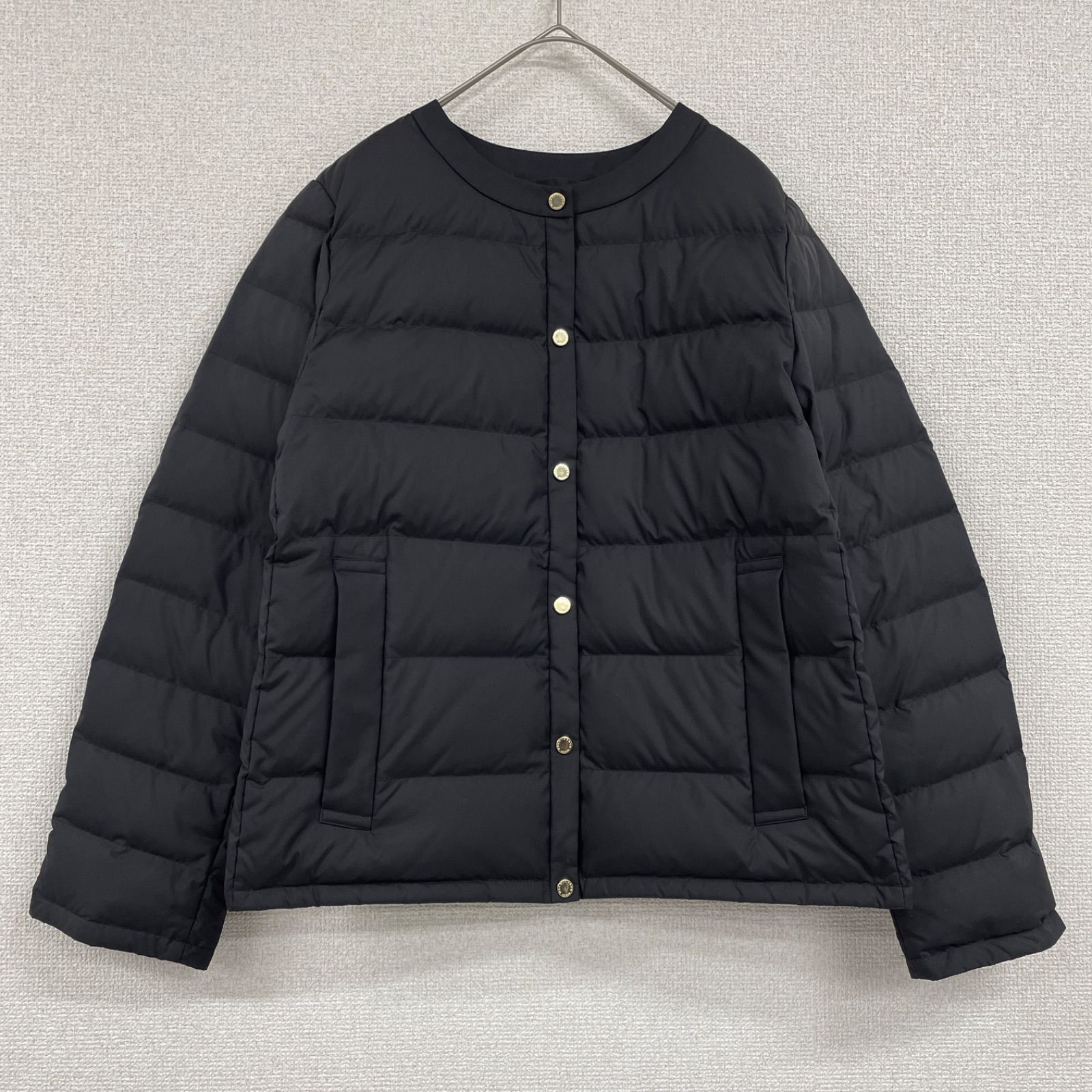 美品✨マッキントッシュ ロンドン 　ダウンノーカラージャケット　裏地チェック MACKINTOSH LONDON マッキントッシュ ロンドン ダウンジャケット ノー