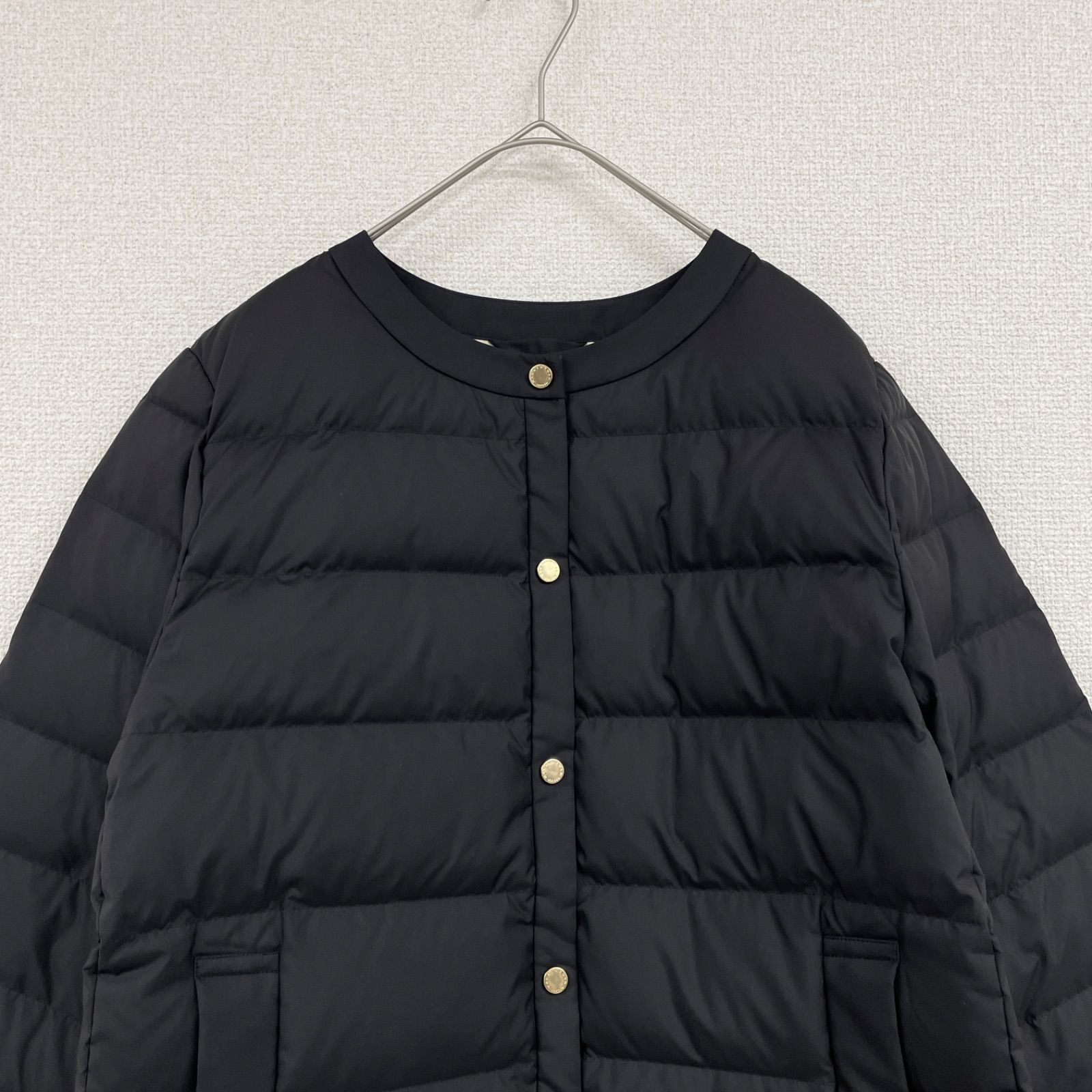 美品✨マッキントッシュ ロンドン 　ダウンノーカラージャケット　裏地チェック MACKINTOSH LONDON マッキントッシュ ロンドン ダウンジャケット ノー