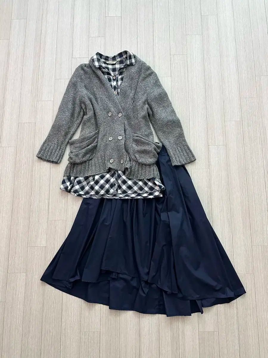 日本 ヴィンテージ はぐみ すずこ 森ガール レイヤード コーディネートセット