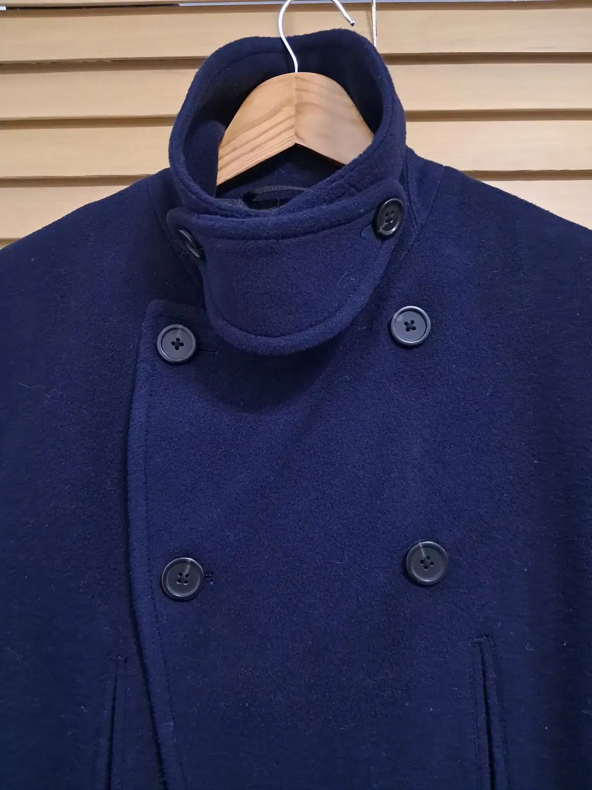 セオリー メンズ ベーシック ウール ダブルコート Sサイズ