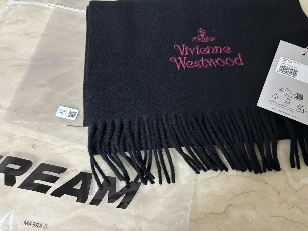 ヴィヴィアン ウエストウッド マフラー ブラック