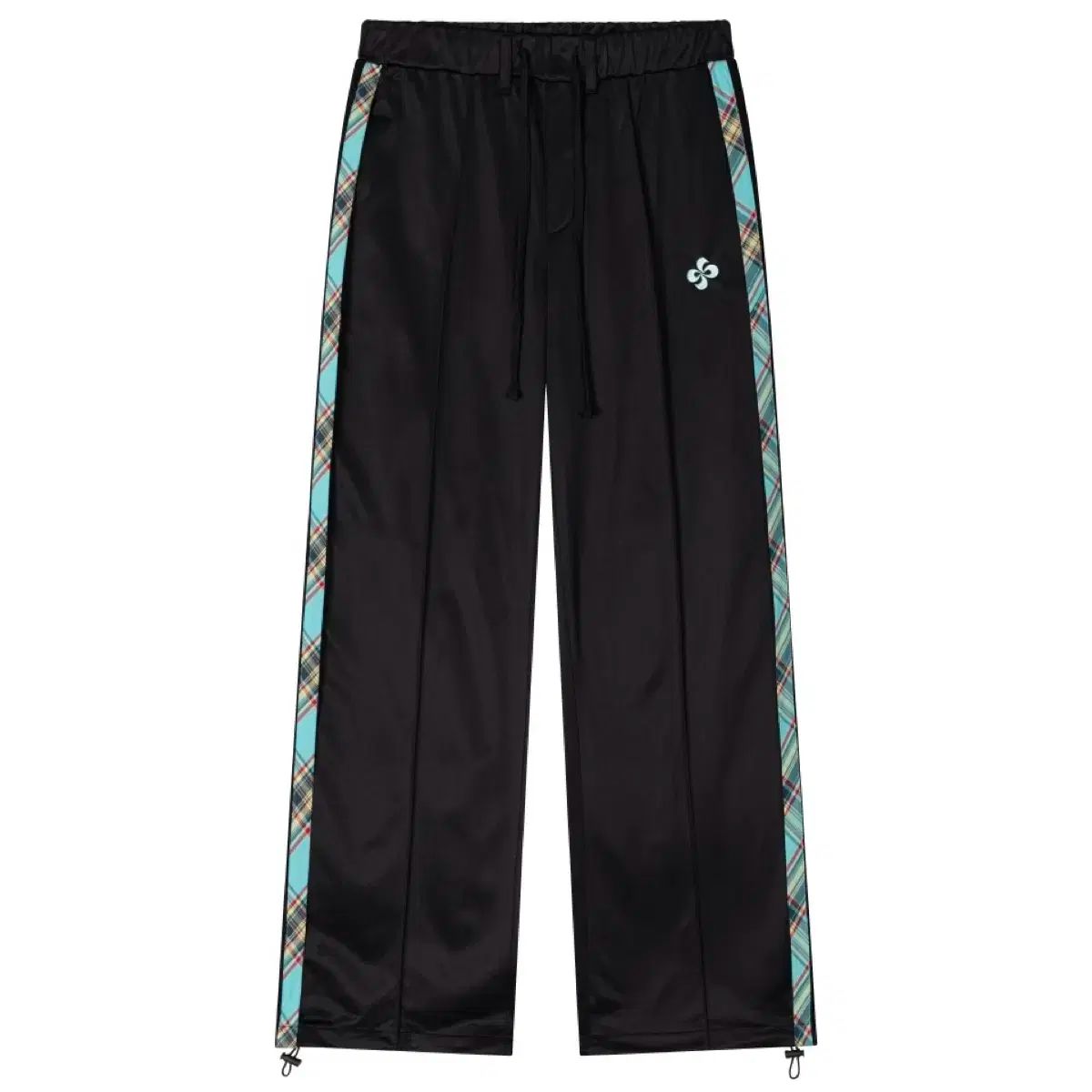 ヘレティック チェック トラック パンツ CHECK TRACK PANTS black