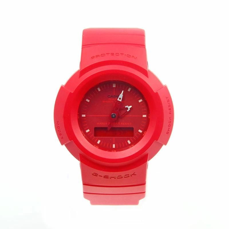 CASIO AW-500BB-4E 初代アナログ 腕時計 メンズ レッド シンプル G-SHOCK 並行輸入品