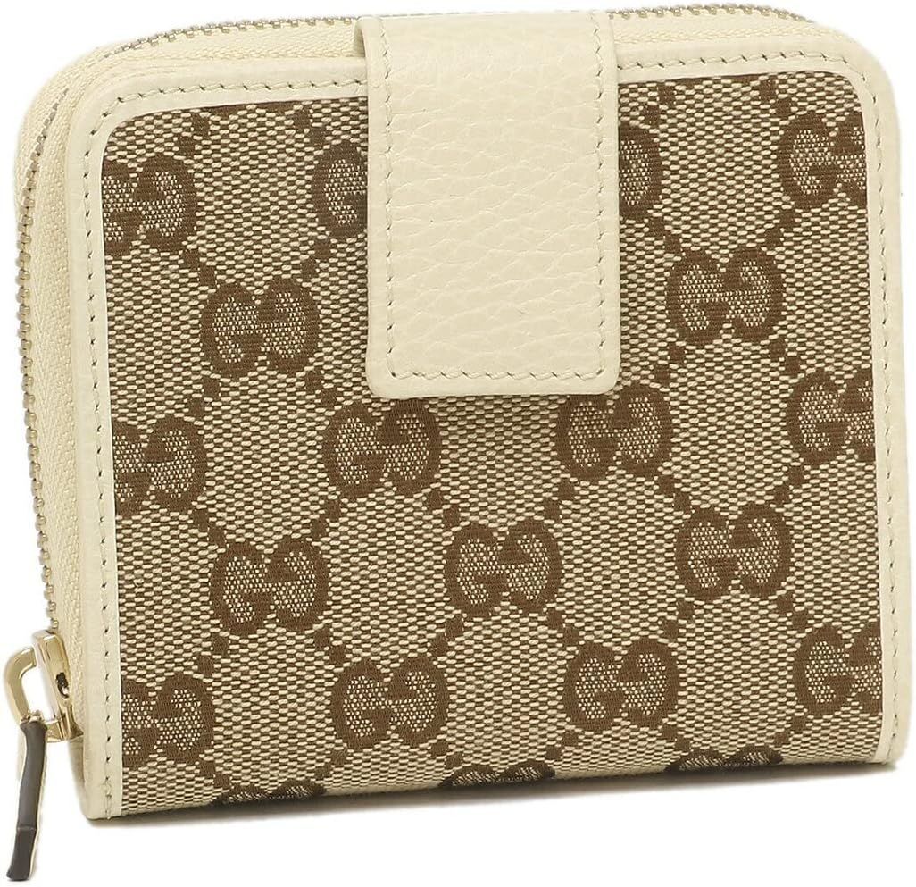 GUCCI 346056-KY9LG-9780 二つ折り財布 レディース ベージュ ホワイト 並行輸入品