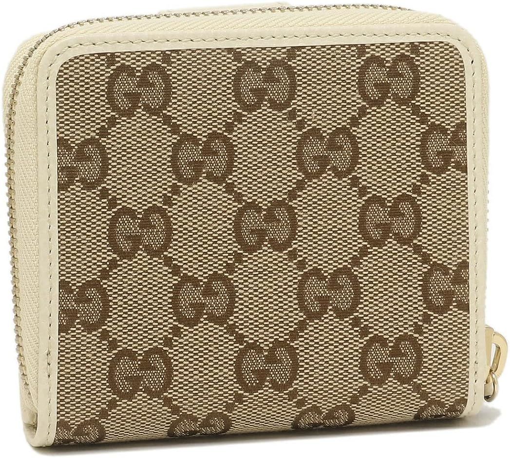 お楽しみに。 GUCCI 346056-KY9LG-9780 二つ折り財布 レディース ベージュ ホワイト 並行輸入品
