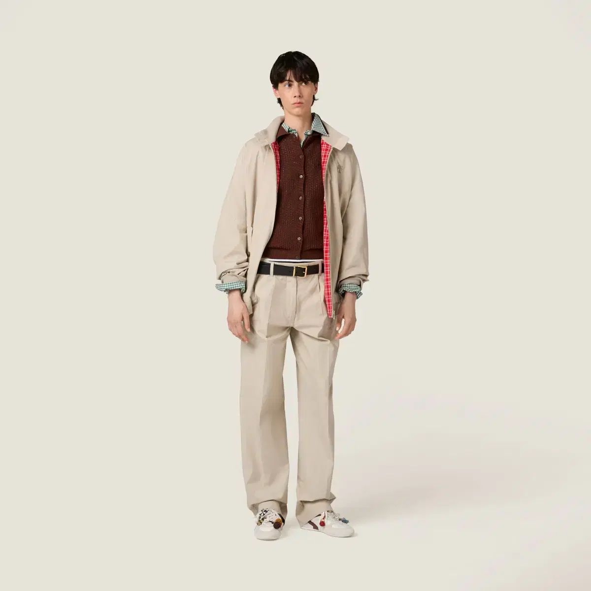 ミュウミュウ パナマ コットン パンツ