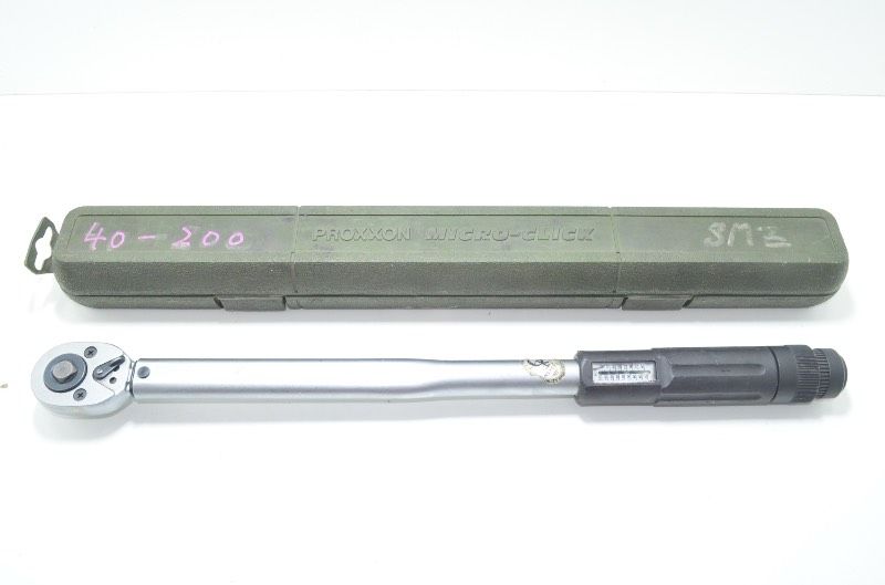 プロクソン PROXXON MICRO CLICK 200 S トルクレンチ 40〜200 Nm 精密工具 ケース付き