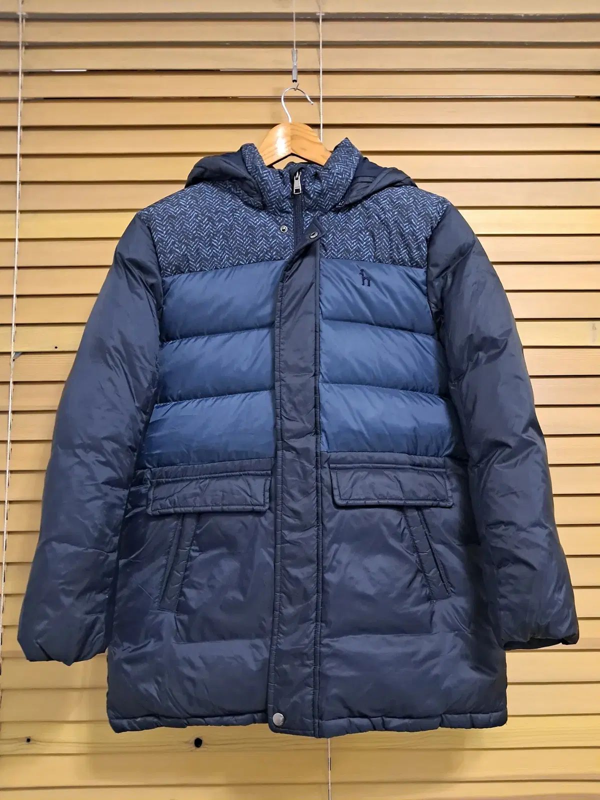 HAZZYS へジス ジュニア フードダウンジャケット 165 15 y サイズ