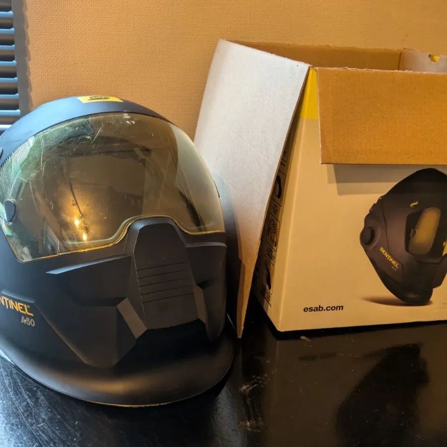 ESAB A 50 溶接ヘルメット バイク 海外製 動作未