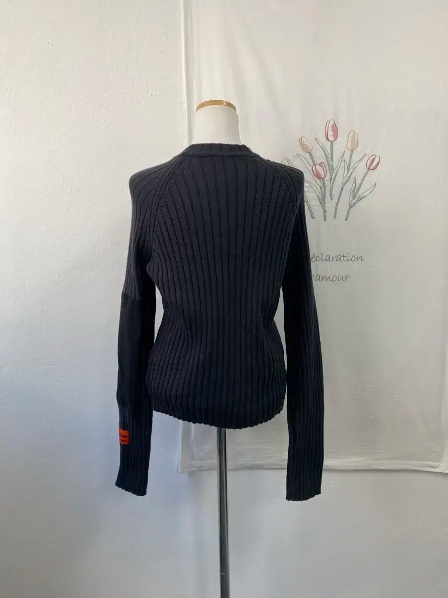 ヘロンプレストン ブラック リブニット GINKGOPHARMACY_COM