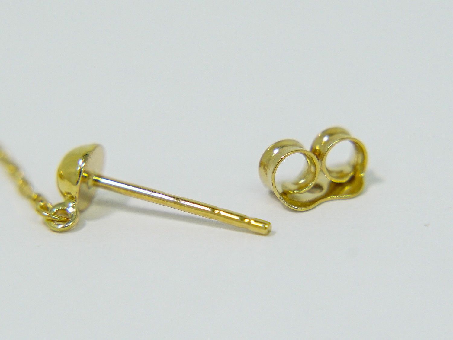 K 18 YG さがり ピアス イエローゴールド ジュエリー フォロー割