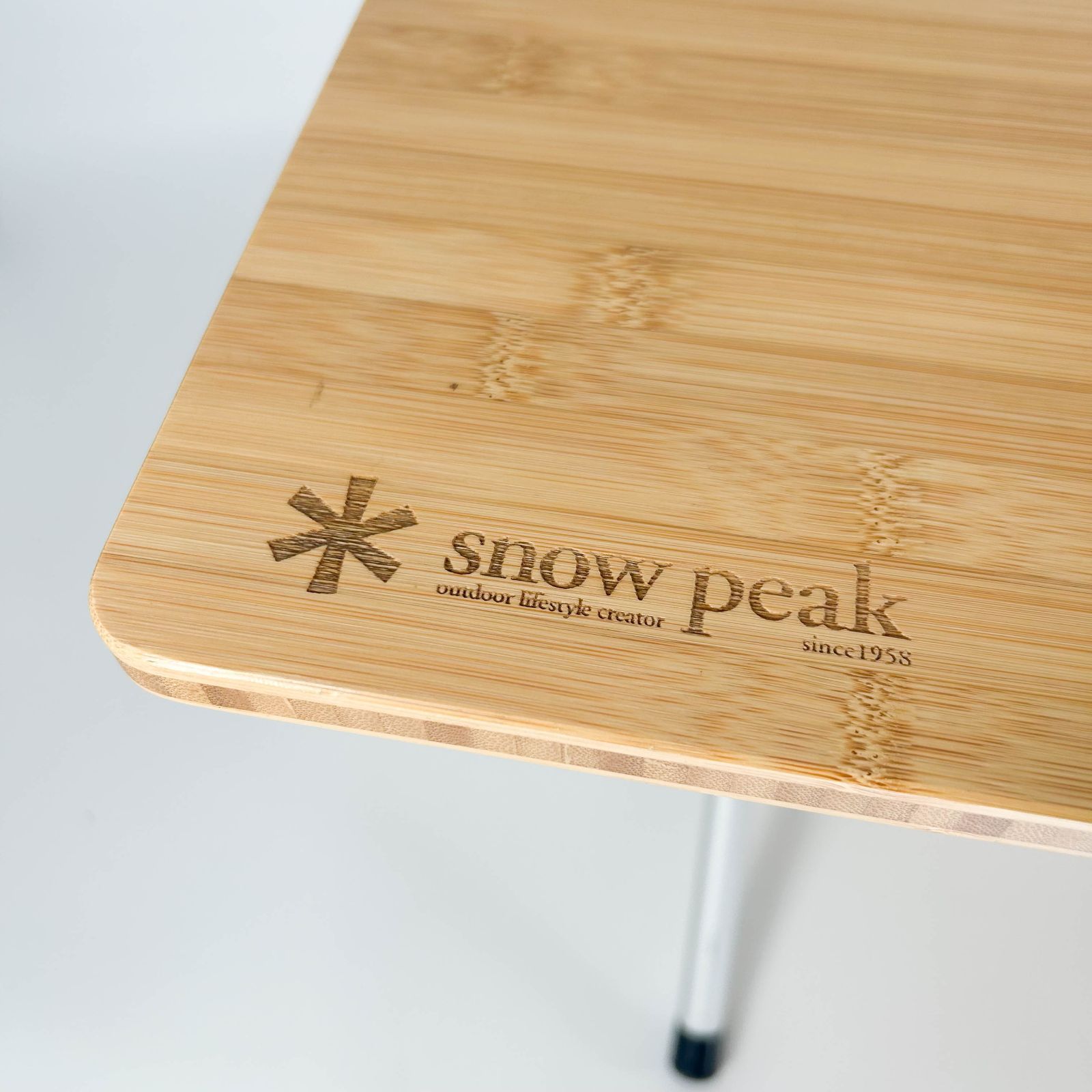 スノーピーク ワンアクションローテーブル竹