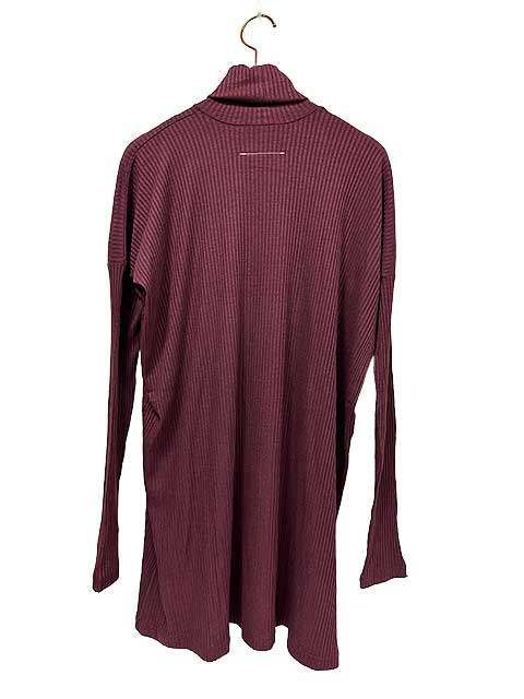 エムエム6 メゾン マルジェラ MM6 Maison Margiela ニット トップス ワインレッド Sサイズ レーヨン混＿S13＿＿セルモアから ＿s-0419-r13