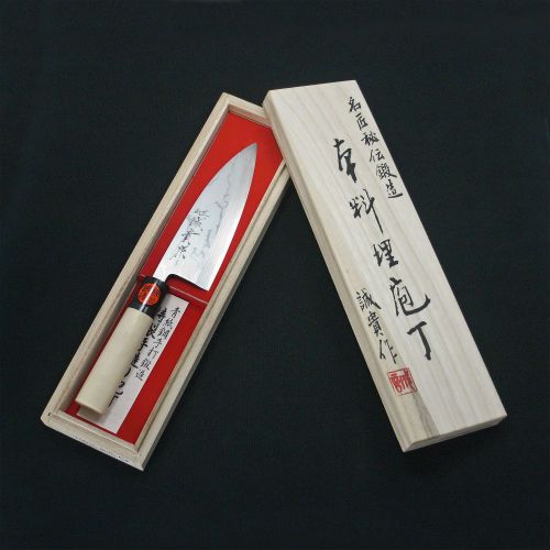 出刃包丁 田中一之刃物製作所 誠貴作 積層鋼 135mm 18歳以上 WWW_OPDRERGINERDOGAN_COM