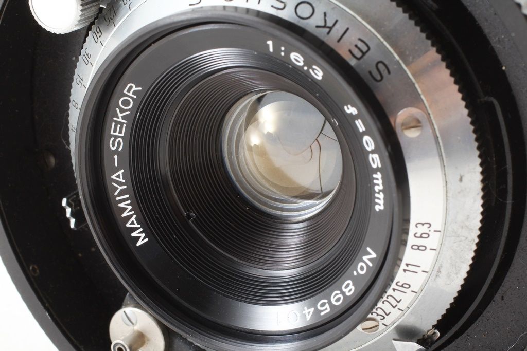 Mamiya Sekor 65mm F6.3 マミヤレンズ #7698 極上品 Mamiya マミヤ SEKOR 65mm F6.3 マミヤプレス 中判 レンズ
