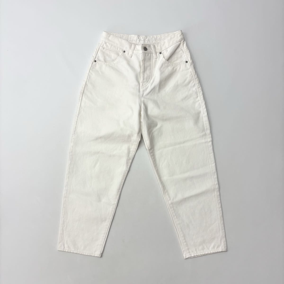 20aw 2020 mina perhonen ミナペルホネン fete フロッキー デニム パンツ MADE IN JAPAN オフホワイト 系 サイズ 36 711-0080