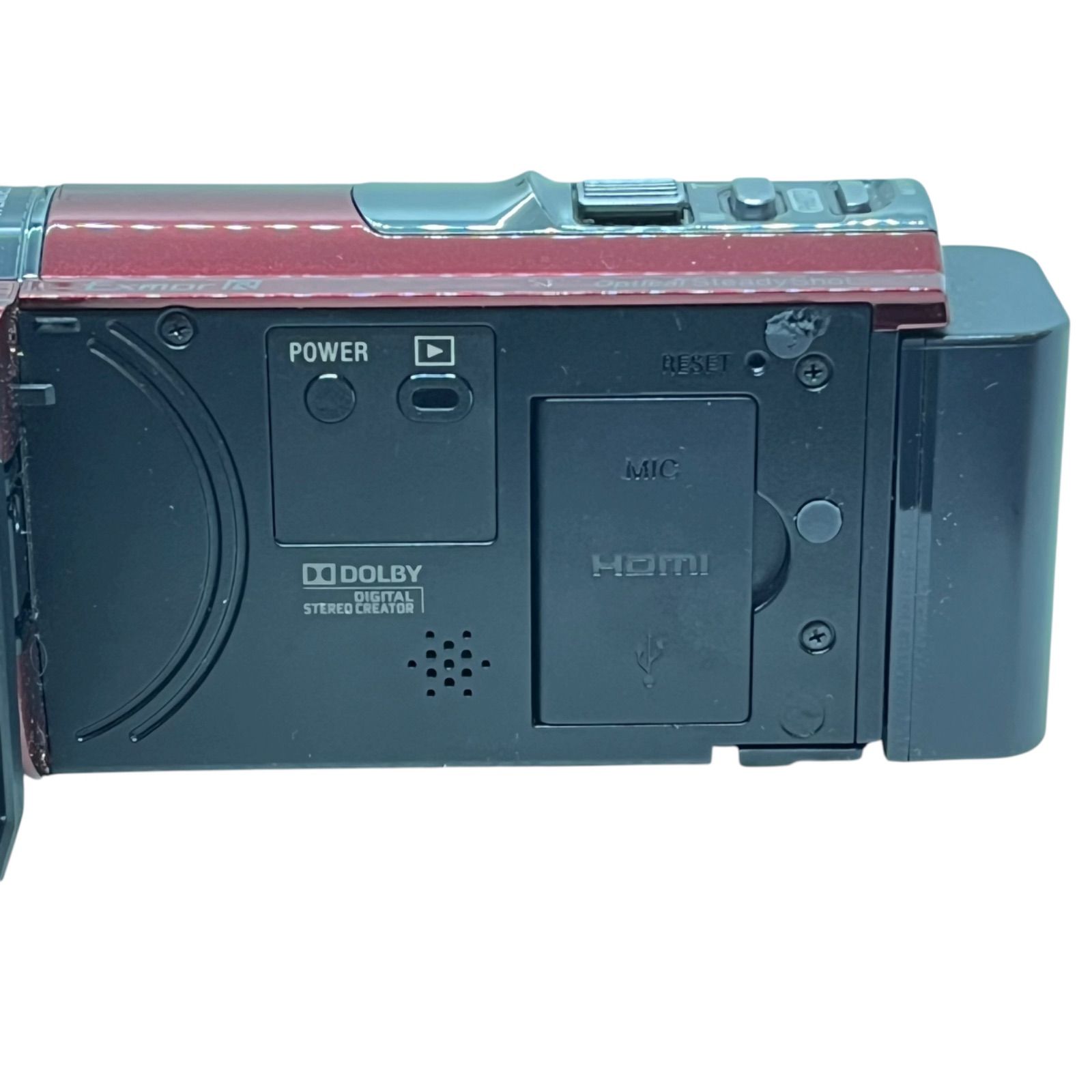 管2511-112】動作確認済☆SONY ソニー HDR-CX180 ハンディカム レッド