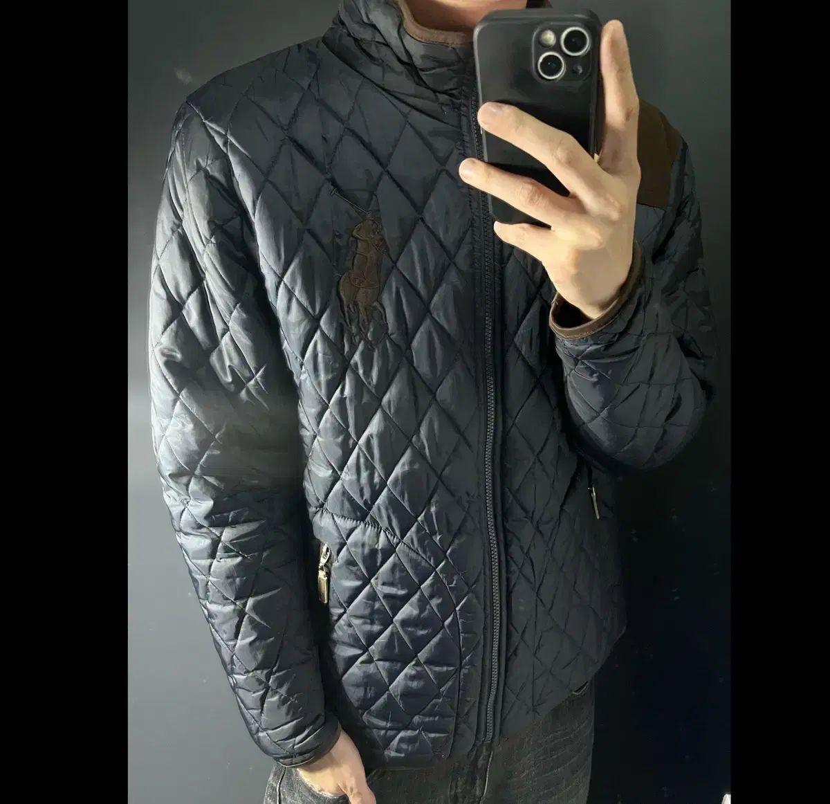 POLO ポロ ラルフローレン ビックポニー キルティング ダウン ジャケット