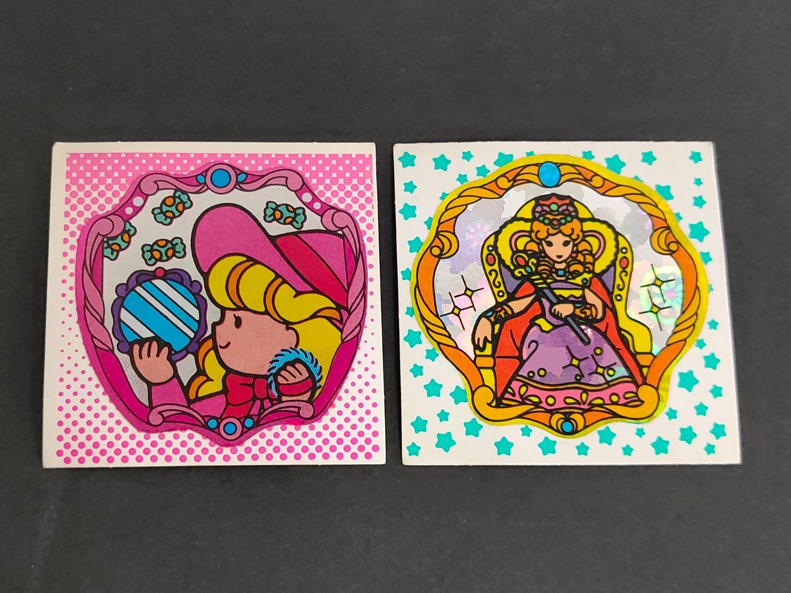 ビックリコ 魔法の水晶シール パステルミステリー 6枚組 ロッテ