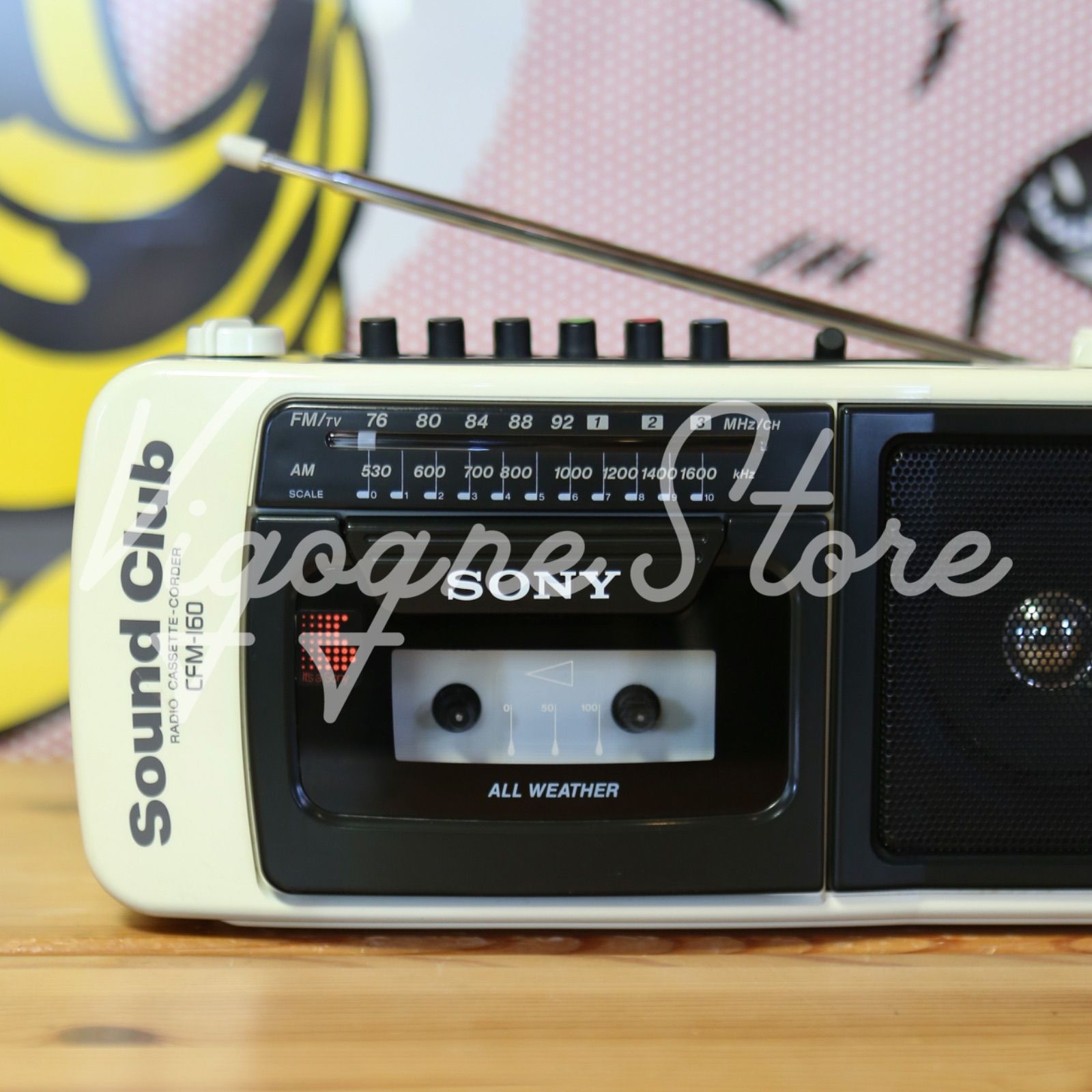 SONY SoundClub CFM-160 サウンドクラブ 防滴仕様 ラジカセ ソニー