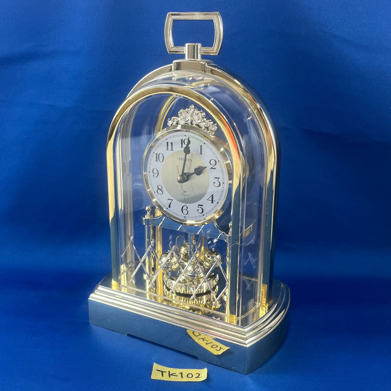 ◇TK102 シチズン CITIZEN アンティーク 置き時計 からくり時計