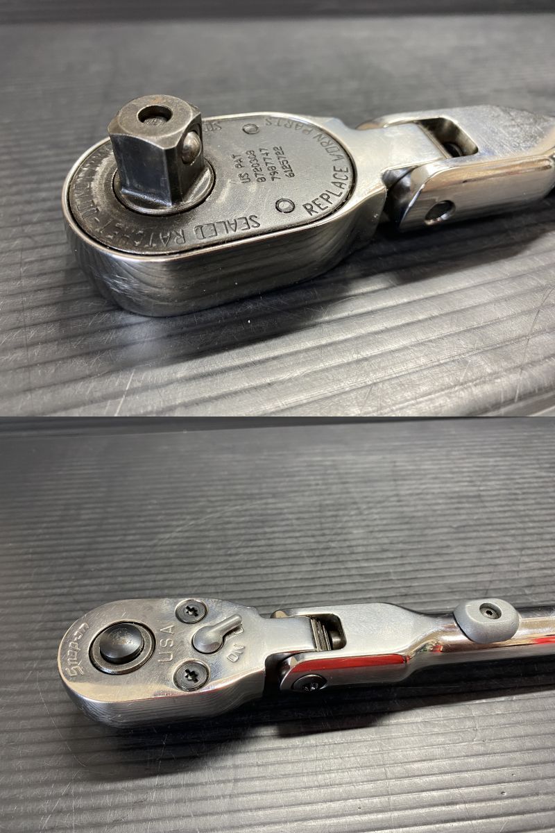 スナップオン SRX80B ロック式首振りラチェット 1 2