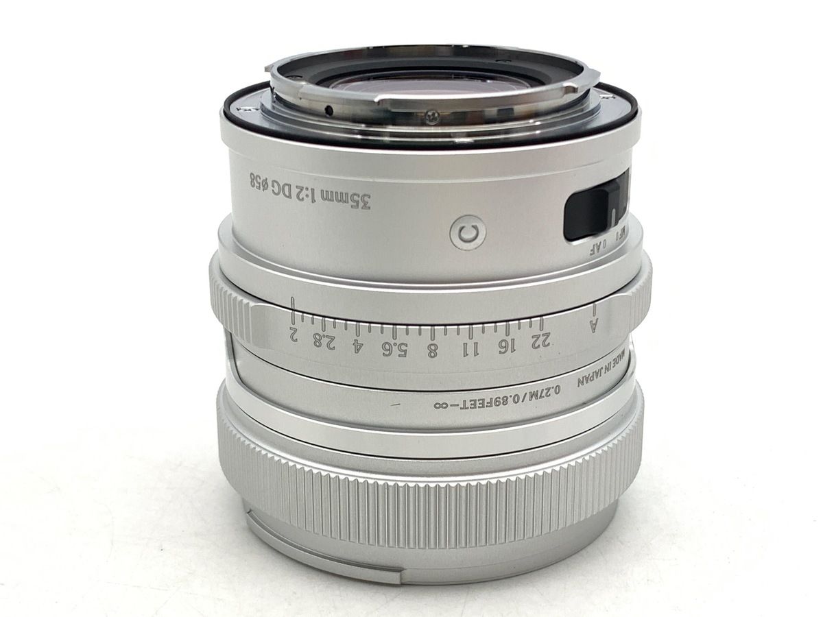 並品 シグマ 35mm F2 DG Contemporary Lマウント用 シルバー