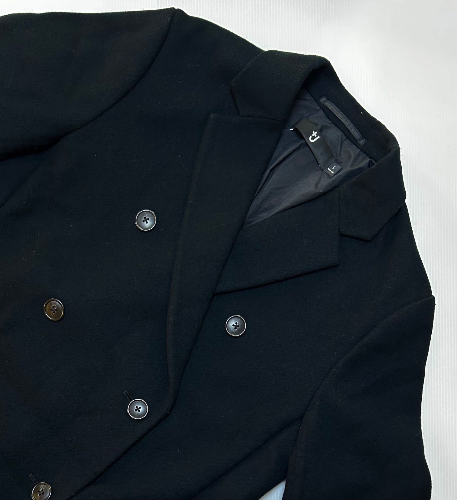 ユニクロ × ジル・サンダー ダブルフェイスダブルブレストコート