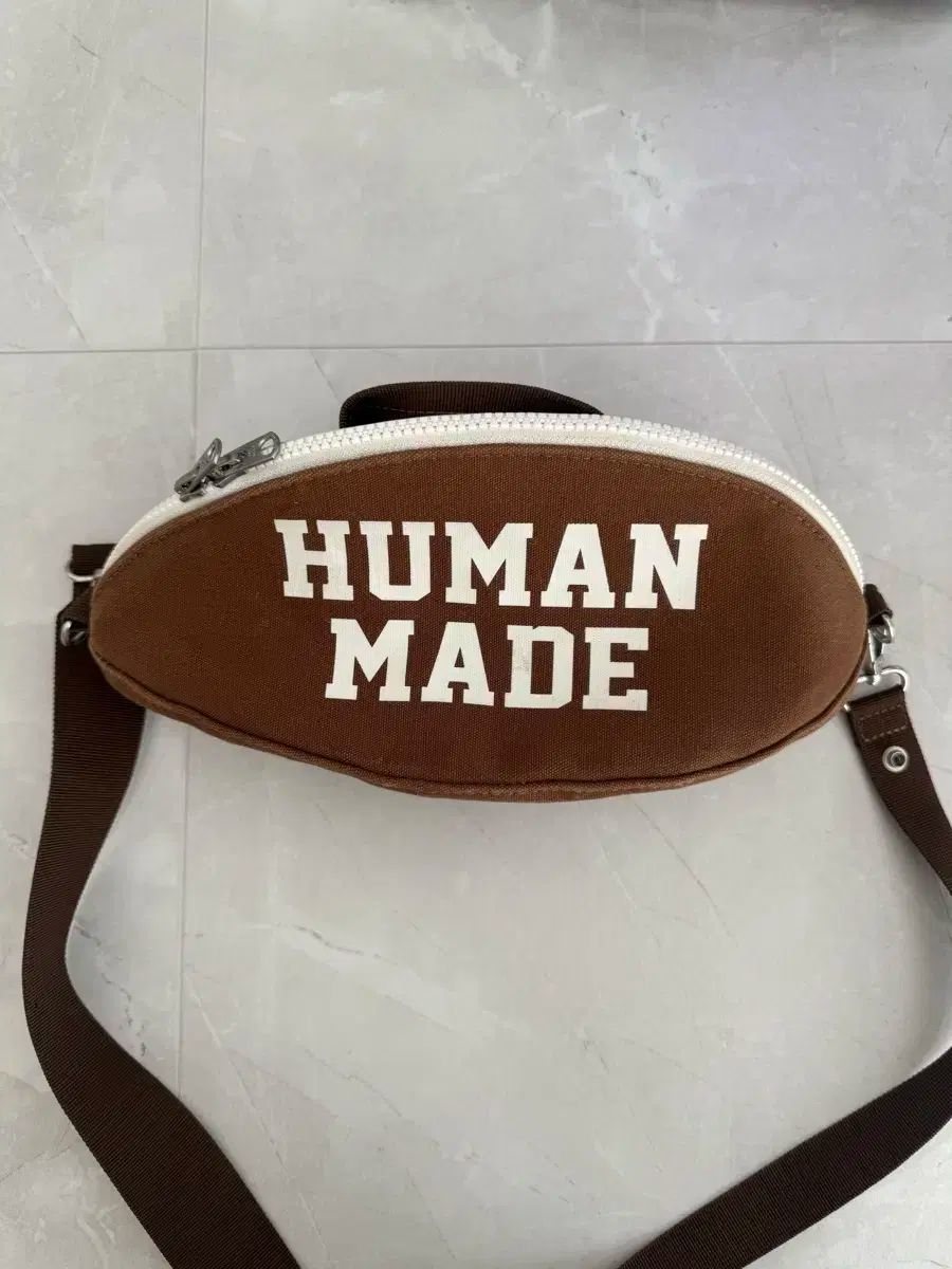 HUMAN MADE ヒューマンメイド ラグビー ボール バッグ ブラウン