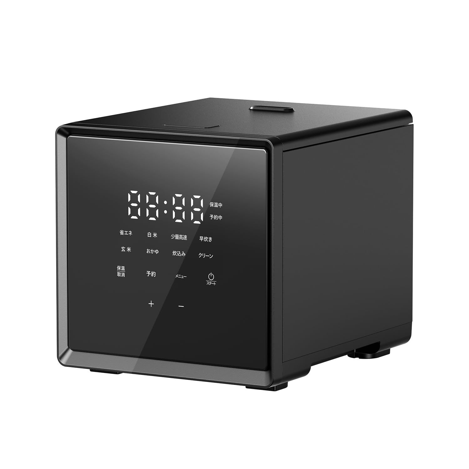 山善 炊飯器 2合 マイコン式 一人暮らし 2 5 mm厚釜 炊き分けメニュー7種 少量高速炊き 保温 予約 玄米 クリーニングモード搭載 ブラック YJS CM 025 B