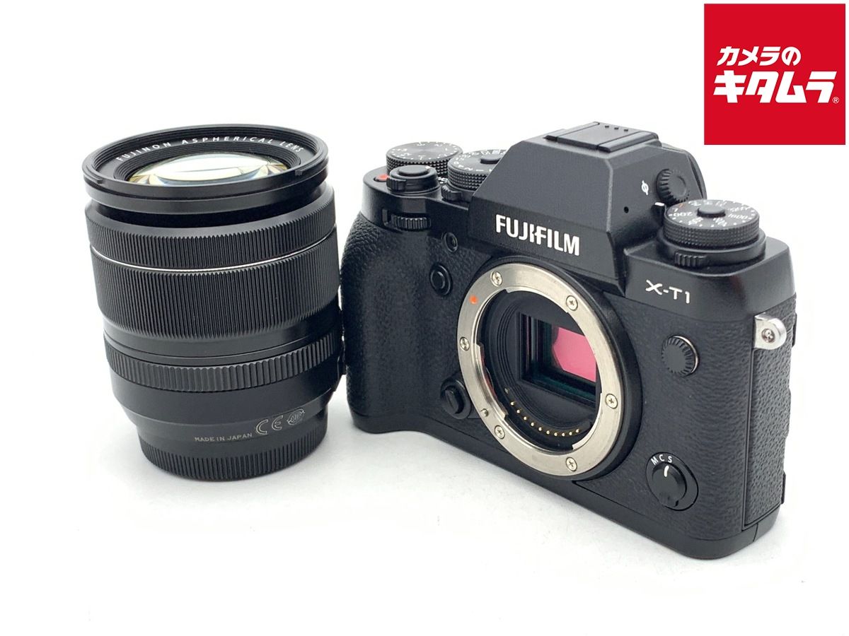 並品 フジフイルム X T 1 レンズキット ブラック