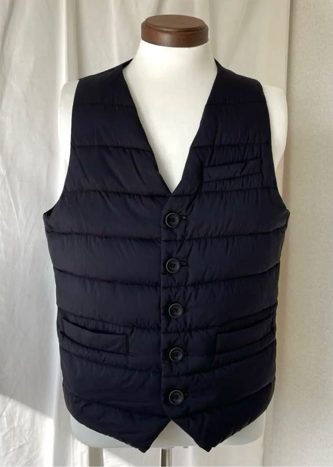 HERNO ヘルノ PI002ULE 19288 黒 ダウンベスト 46 PANCIOTTO