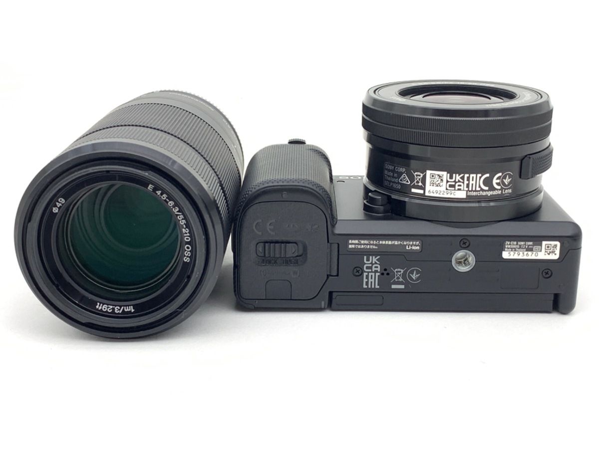  並品 ソニー VLOGCAM ZV E 10 ダブルズームレンズキット ブラック ミラーレス一眼 デジタルカメラ