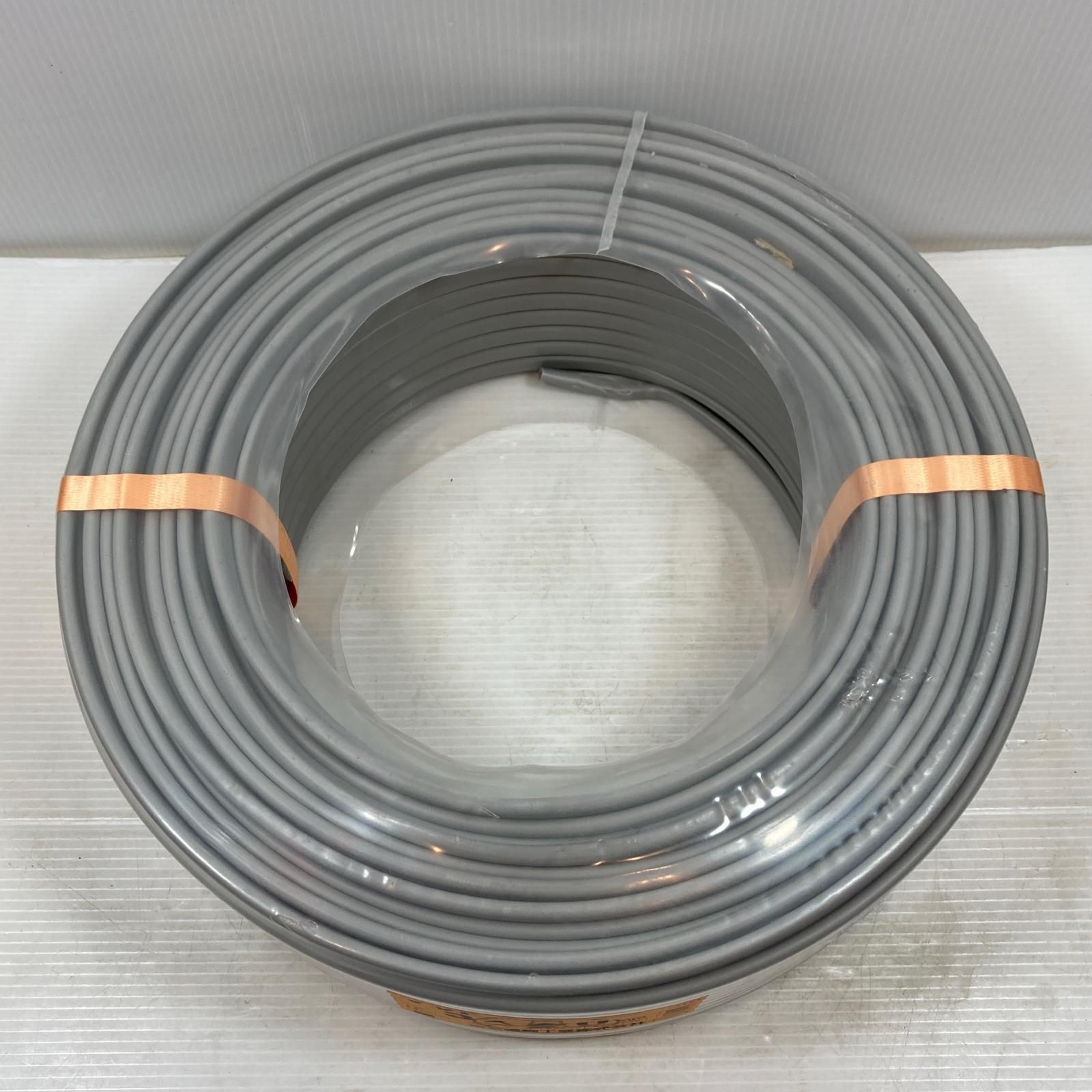 κκ富士電線工業 電材 VVFケーブル 3芯 2.0mm×100m 9月 令和7年