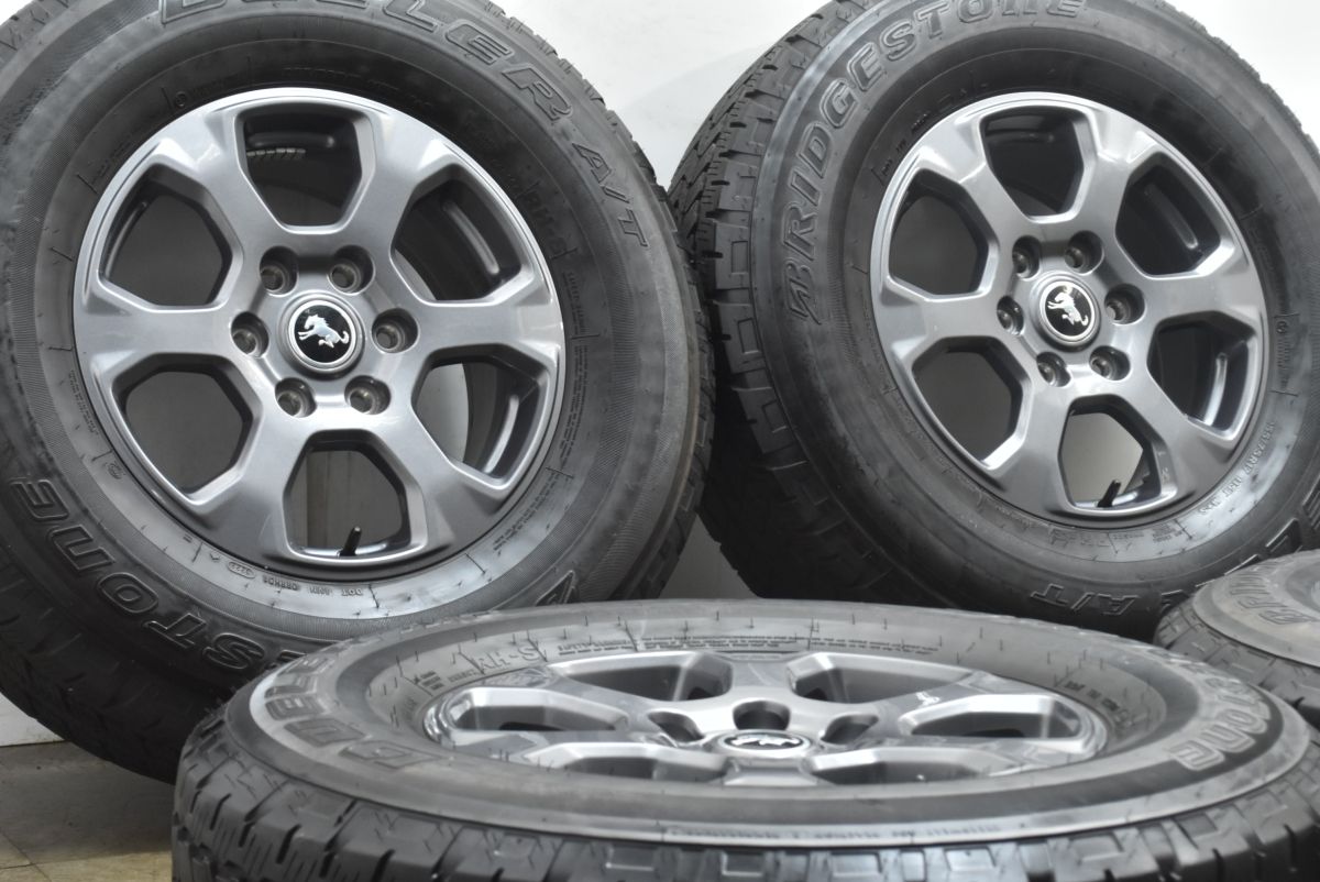 フォード U 725 ブロンコ ビッグベンド 17 in 7 5 J 55 PCD 139 デューラーA T 255 75 R Carbonized Gray Painted Aluminum