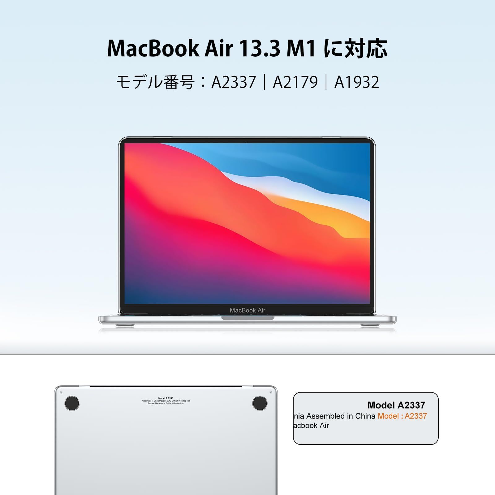 人気商品】【M1 チップモデル 極上透明度素材の使用】NPUOLS MacBook 